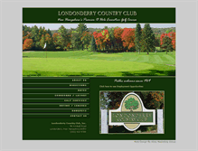 Tablet Screenshot of londonderrycountryclub.com